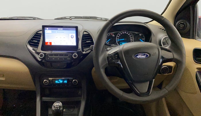 2019 Ford Figo Aspire TITANIUM 1.2 PETROL, Petrol, Manual, 1,14,033 km, Steering Wheel Close Up