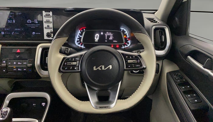 2022 KIA SONET HTX ANNIVERSARY EDITION 1.0 IMT, Petrol, Manual, 17,112 km, Steering Wheel Close Up