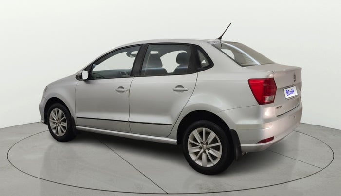 2017 Volkswagen Ameo HIGHLINE PLUS 1.5L AT 16 ALLOY, Diesel, Automatic, 1,44,864 km, Left Back Diagonal