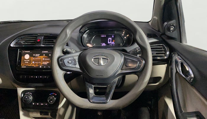 2022 Tata TIGOR XZ PLUS CNG, CNG, Manual, 33,245 km, Steering Wheel Close Up