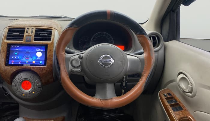 2013 Nissan Sunny XL DIESEL, Diesel, Manual, 1,08,300 km, Steering Wheel Close Up