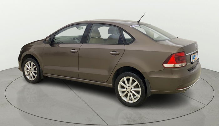 2017 Volkswagen Vento HIGHLINE PLUS 1.5 AT 16 ALLOY, Diesel, Automatic, 1,14,563 km, Left Back Diagonal