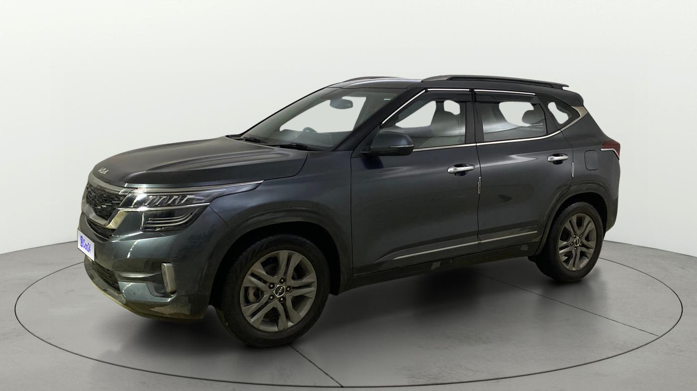 2022 KIA SELTOS  HTX IVT G, Petrol, Automatic, 55,399 km, Left Front Diagonal