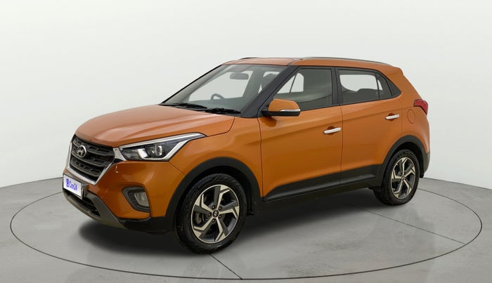 2018 Hyundai Creta SX AT 1.6 PETROL, Petrol, Automatic, 73,980 km, Left Front Diagonal