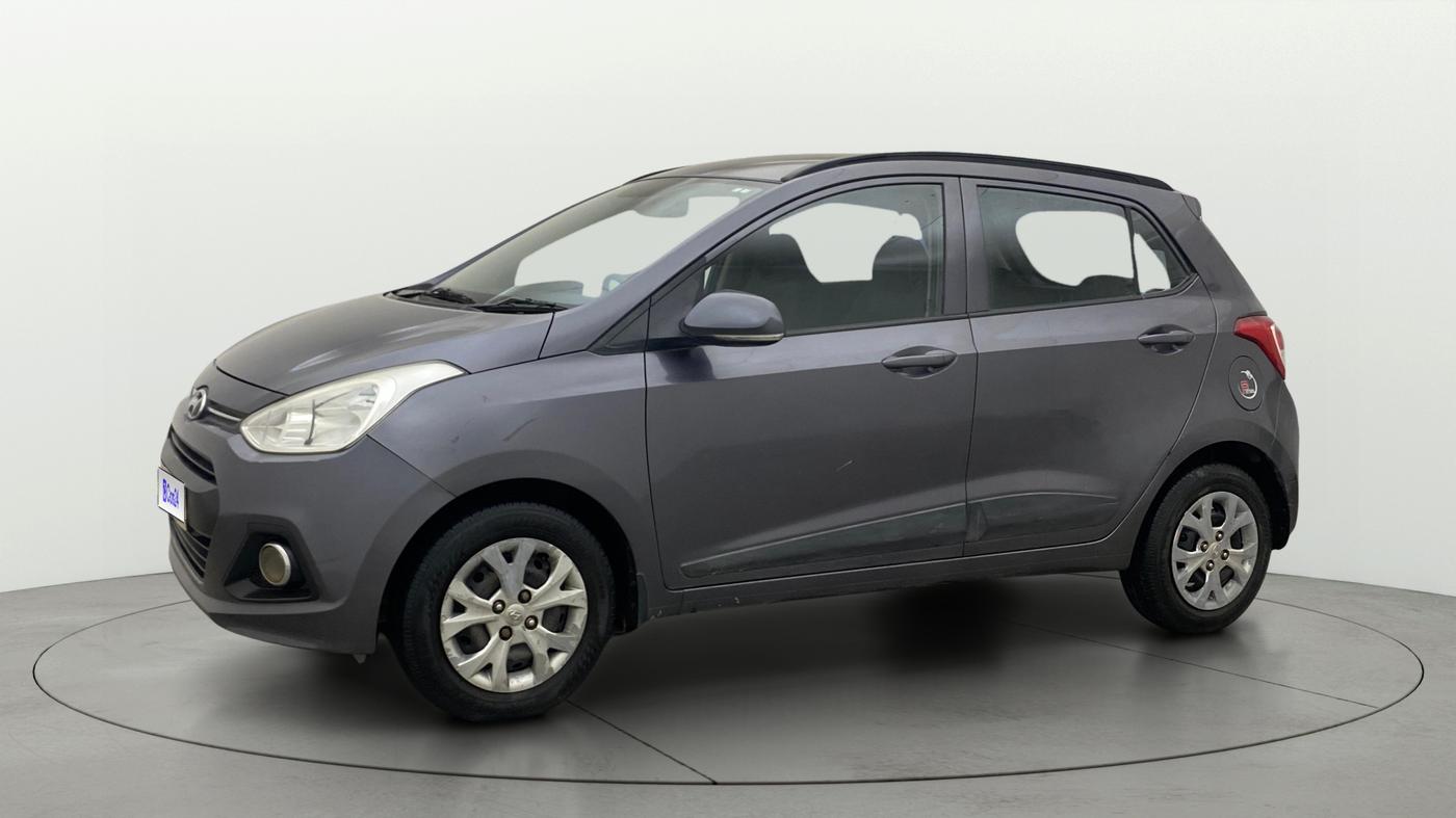 2016 Hyundai Grand i10 SPORTZ 1.2 KAPPA VTVT, Petrol, Manual, 65,236 km, Left Front Diagonal