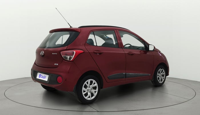 2017 Hyundai Grand i10 SPORTZ (O) 1.2 KAPPA VTVT, Petrol, Manual, 38,539 km, Right Back Diagonal