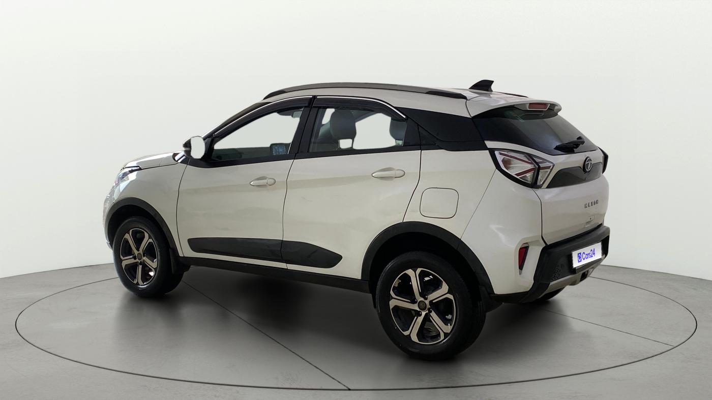 2023 Tata NEXON XZA PLUS LUX SUNROOF DUAL TONE PETROL, Petrol, Automatic, 32,350 km, Left Back Diagonal