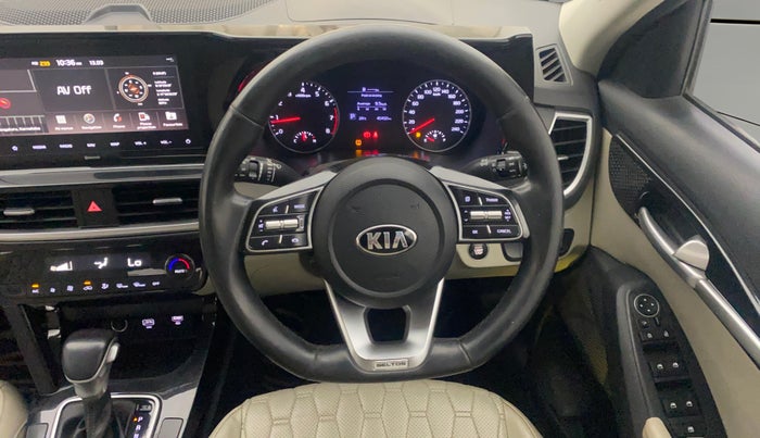 2019 KIA SELTOS HTX IVT 1.5 PETROL, Petrol, Automatic, 45,390 km, Steering Wheel Close Up