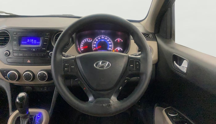 2016 Hyundai Grand i10 ASTA (O) AT 1.2 KAPPA VTVT, Petrol, Automatic, 54,008 km, Steering Wheel Close Up
