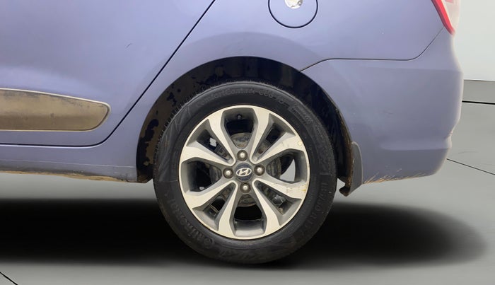 2014 Hyundai Xcent SX AT 1.2 (O), Petrol, Automatic, 66,135 km, Left Rear Wheel