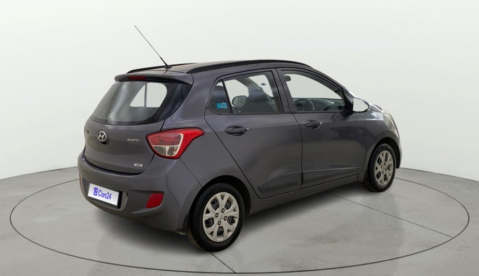 2015 Hyundai Grand i10 SPORTZ 1.2 KAPPA VTVT, CNG, Manual, 87,285 km, Right Back Diagonal