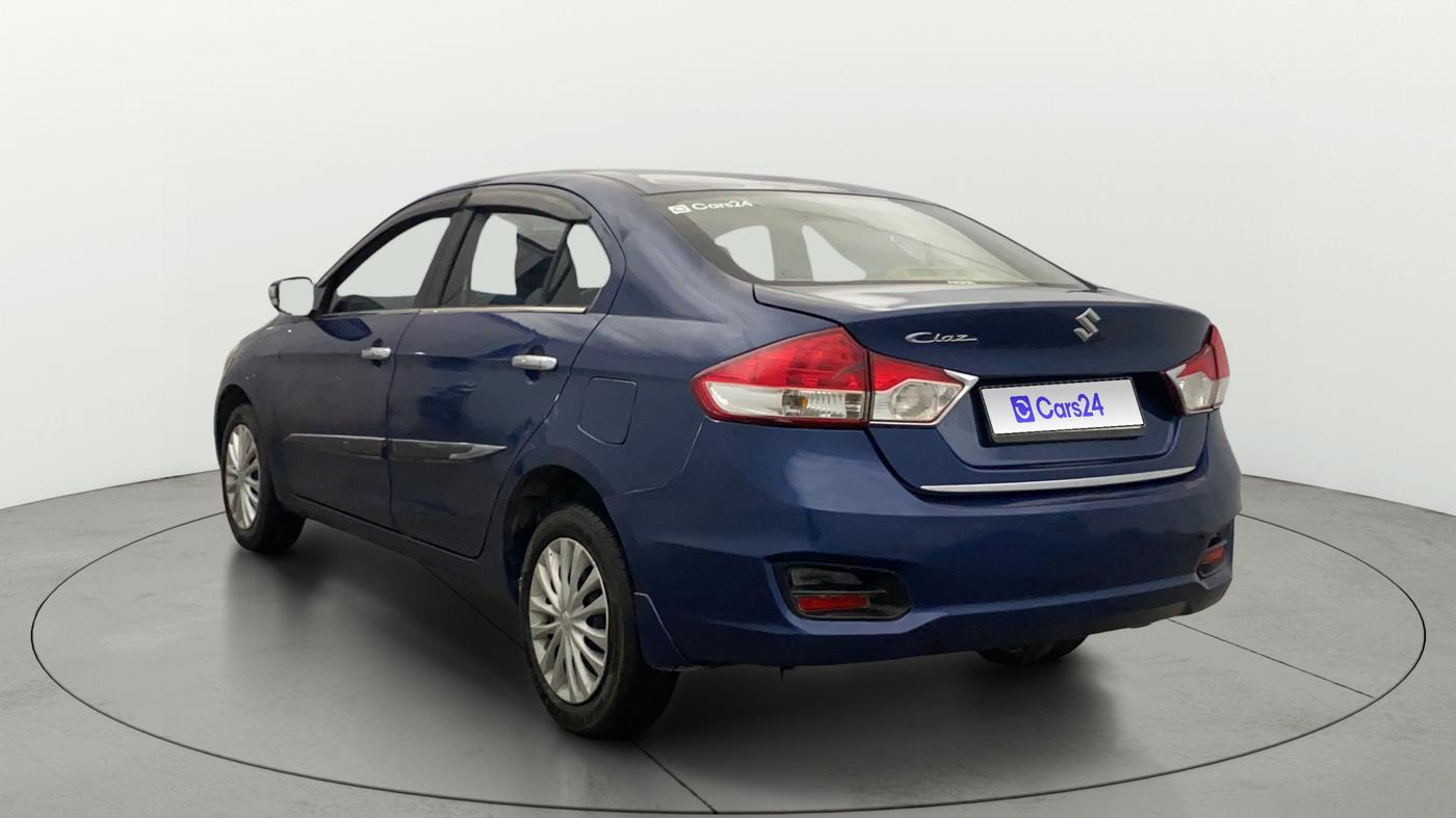 2017 Maruti Ciaz DELTA 1.4 MT PETROL, Petrol, Manual, 1,02,069 km, Left Back Diagonal