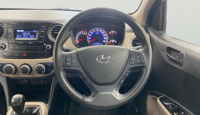 2019 Hyundai Grand i10 MAGNA 1.2 KAPPA VTVT, CNG, Manual, 1,12,058 km, Steering Wheel Close Up