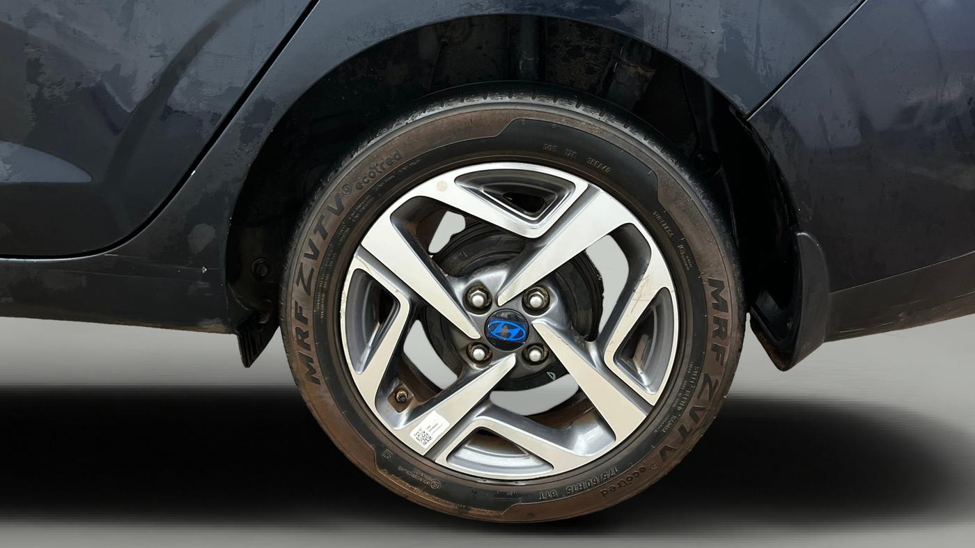 2024 Hyundai AURA SX 1.2 CNG, CNG, Manual, 57,922 km, Left Rear Wheel