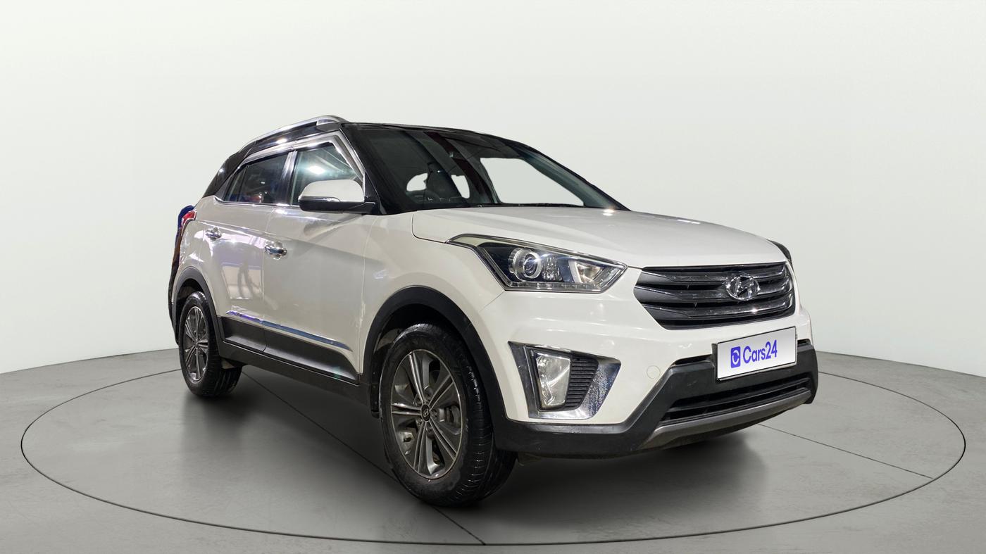 2017 Hyundai Creta SX PLUS 1.6 PETROL, Petrol, Manual, 93,530 km, Right Front Diagonal