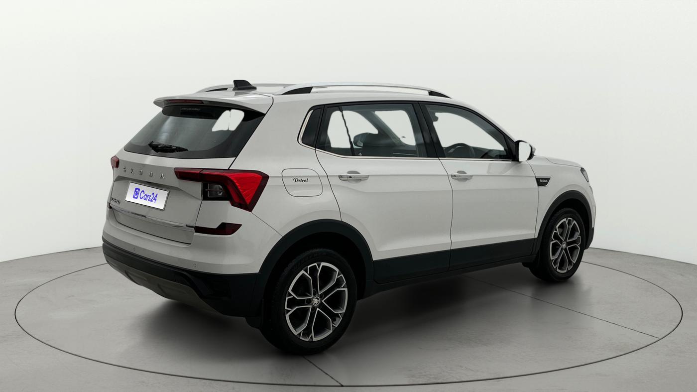 2022 Skoda KUSHAQ STYLE 1.0L TSI AT (6 AIRBAGS), Petrol, Automatic, 12,081 km, Right Back Diagonal