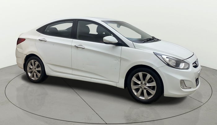 2012 Hyundai Verna FLUIDIC 1.6 CRDI SX, Diesel, Manual, 1,11,454 km, Right Front Diagonal