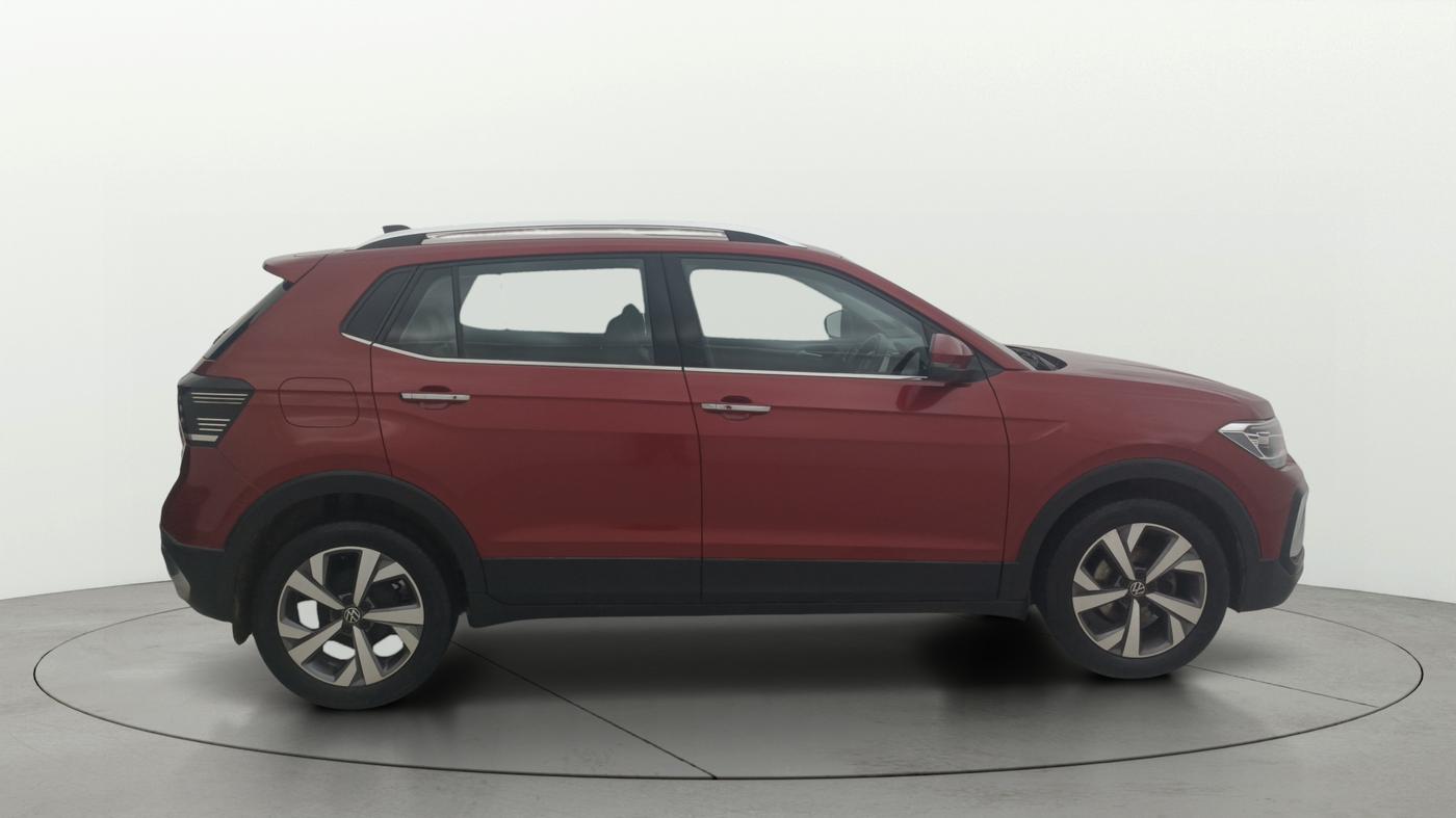 2022 Volkswagen TAIGUN TOPLINE 1.0 TSI MT, Petrol, Manual, 7,103 km, Right Side View