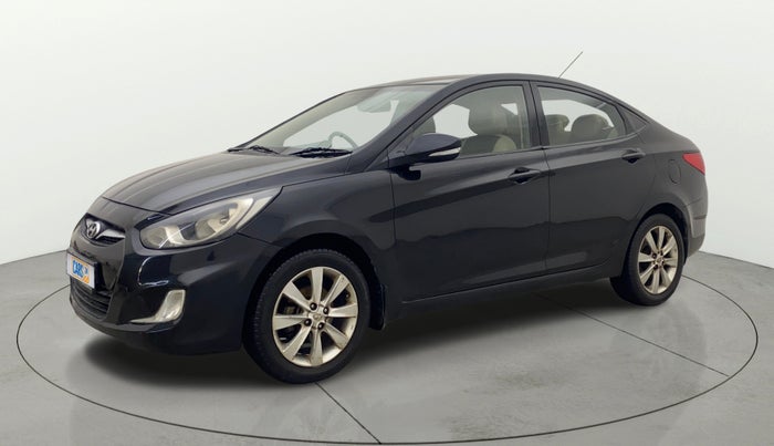 2012 Hyundai Verna FLUIDIC 1.6 VTVT SX, Petrol, Manual, 98,680 km, Left Front Diagonal