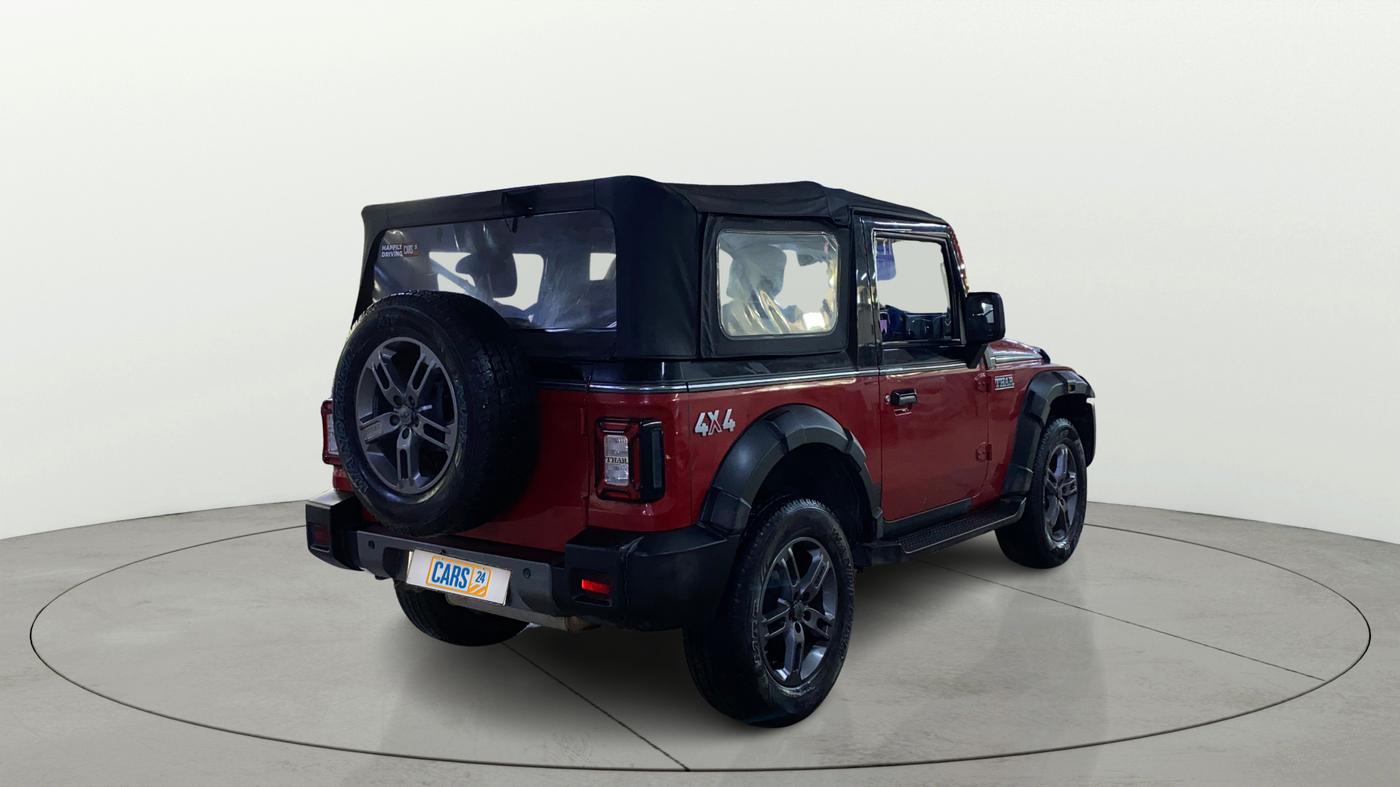 2021 Mahindra Thar LX  P 4WD AT CONVERTIBLE, Petrol, Automatic, 32,876 km, Right Back Diagonal