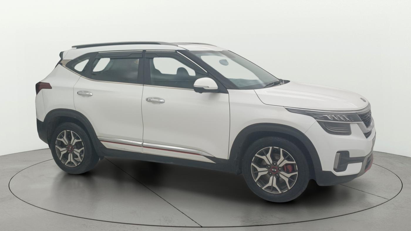 2020 KIA SELTOS GTX PLUS 1.4 PETROL, Petrol, Manual, 1,16,925 km, Right Front Diagonal