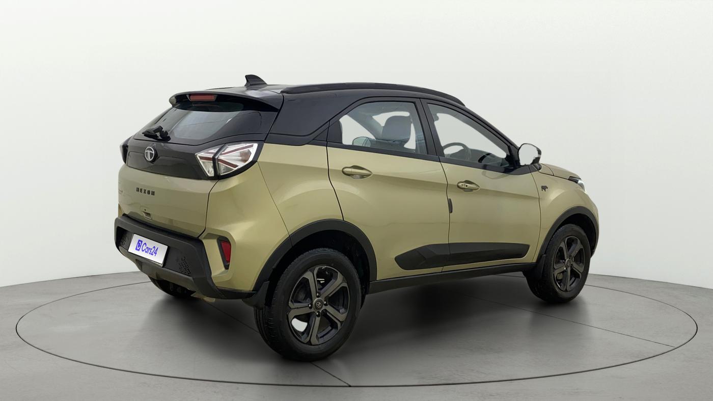 2022 Tata NEXON XZ PLUS (PREMIUM) KAZIRANGA PETROL, Petrol, Manual, 81,792 km, Right Back Diagonal