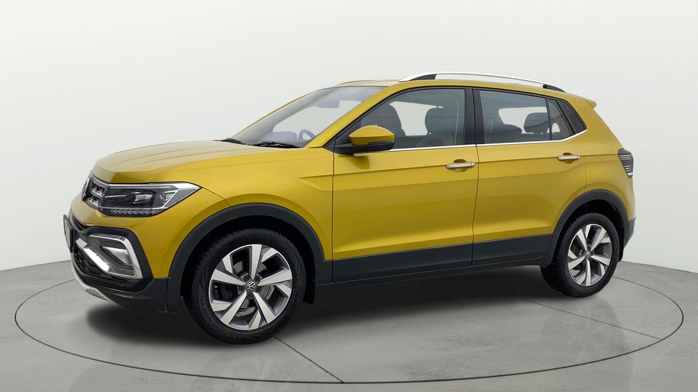 2023 Volkswagen TAIGUN TOPLINE 1.0 TSI AT, Petrol, Automatic, 34,848 km, Left Front Diagonal
