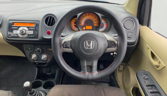 2014 Honda Brio S MT, Petrol, Manual, 62,252 km, Steering Wheel Close Up