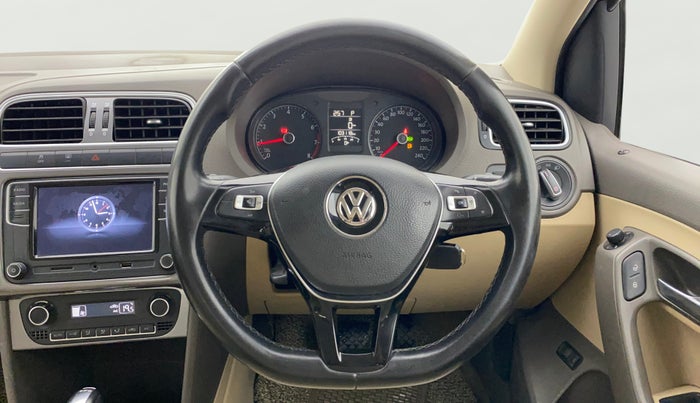 2019 Volkswagen Vento HIGHLINE PETROL AT, Petrol, Automatic, 1,03,074 km, Steering Wheel Close Up