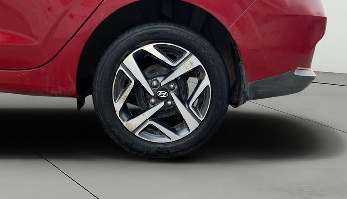 2020 Hyundai AURA SX 1.2 (O), Petrol, Manual, 21,408 km, Left Rear Wheel