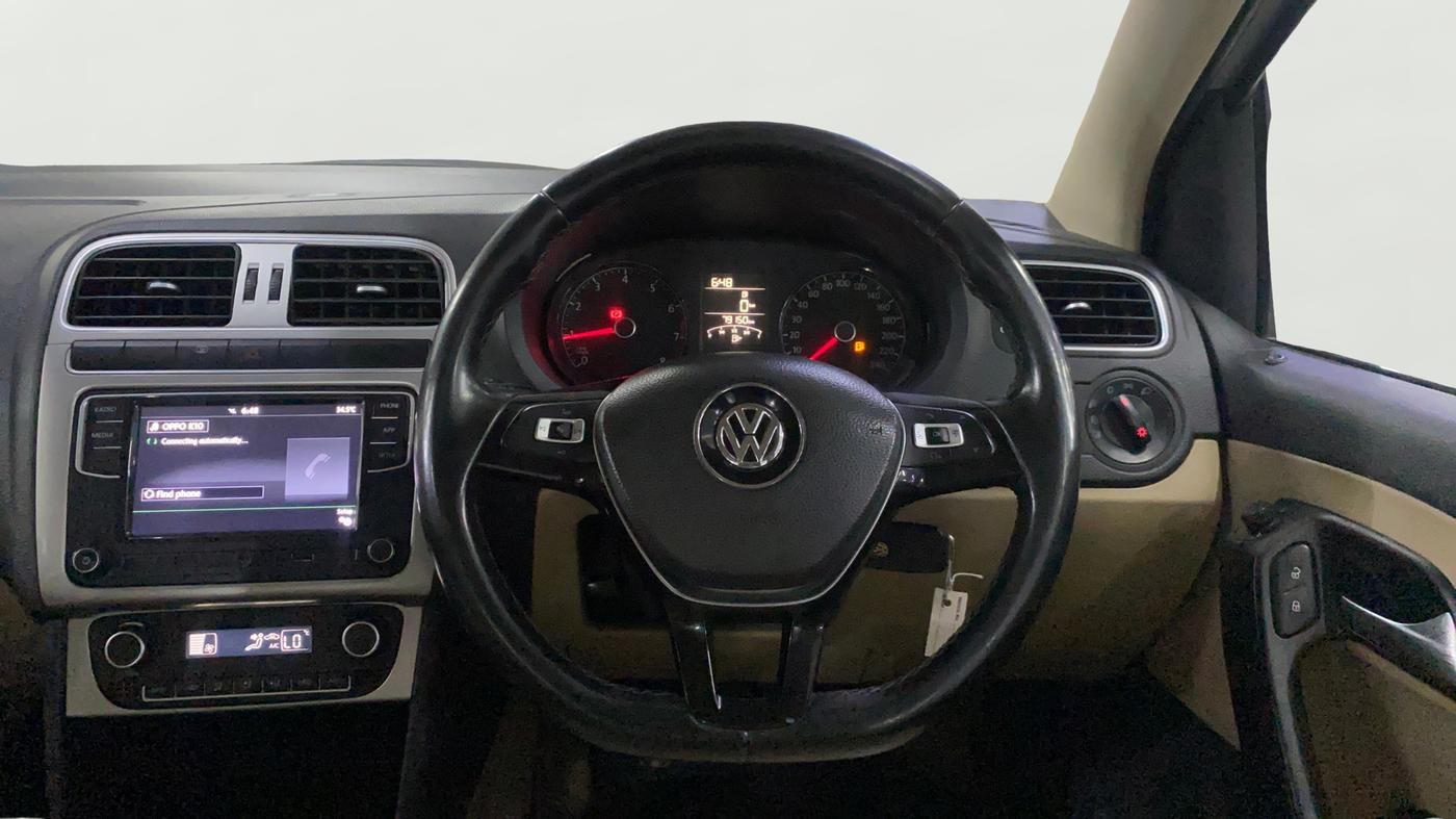 2017 Volkswagen Ameo HIGHLINE1.2L PLUS 16 ALLOY, Petrol, Manual, 79,132 km, Steering Wheel Close Up