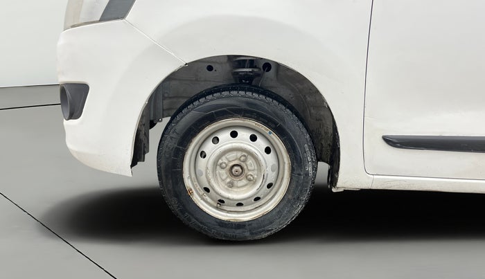 2014 Maruti Wagon R 1.0 LXI, Petrol, Manual, 54,550 km, Left Front Wheel