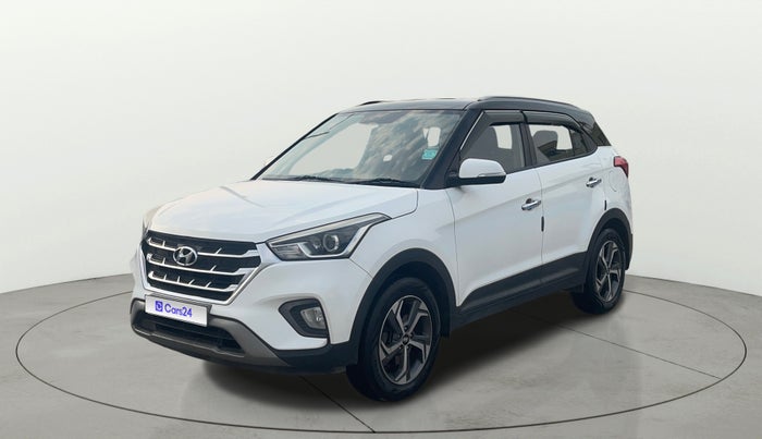 2018 Hyundai Creta SX 1.6 DIESEL DUAL TONE, Diesel, Manual, 1,10,150 km, Left Front Diagonal