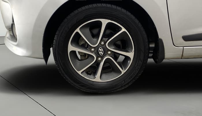 2017 Hyundai Grand i10 SPORTZ (O) AT 1.2 KAPPA VTVT, Petrol, Automatic, 83,522 km, Left Front Wheel