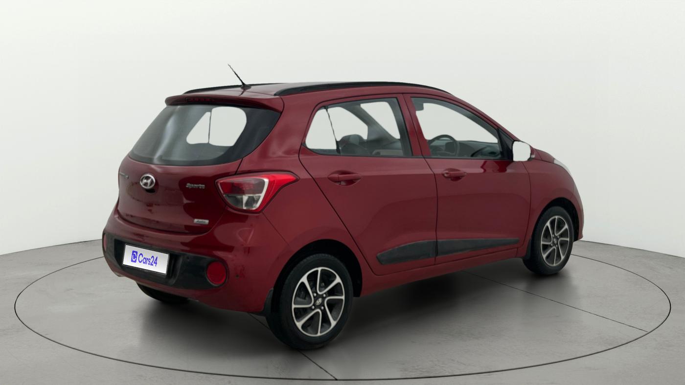 2017 Hyundai Grand i10 SPORTZ AT 1.2 KAPPA VTVT, Petrol, Automatic, 69,745 km, Right Back Diagonal