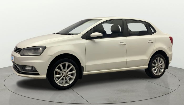 2017 Volkswagen Ameo HIGHLINE1.2L, Petrol, Manual, 1,02,380 km, Left Front Diagonal