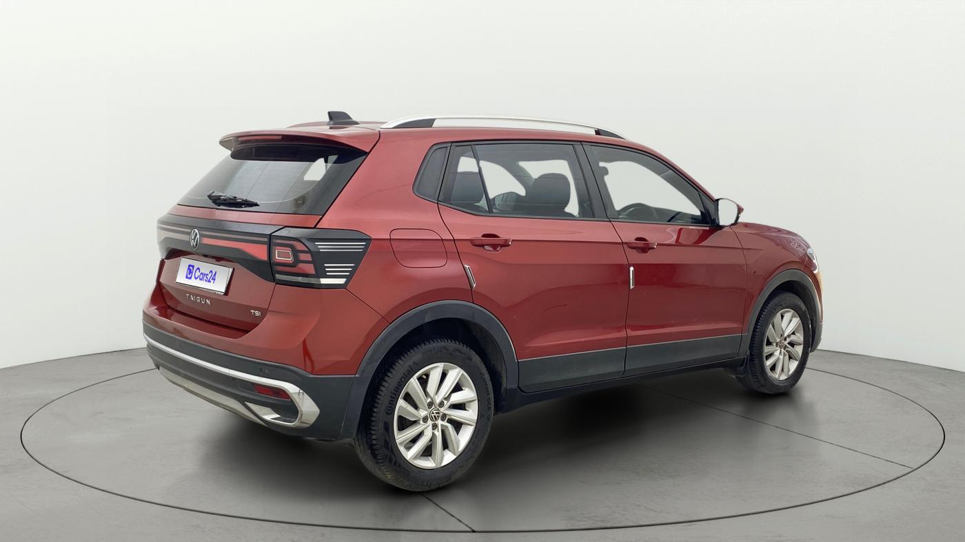 2022 Volkswagen TAIGUN HIGHLINE 1.0 TSI AT, Petrol, Automatic, 52,448 km, Right Back Diagonal
