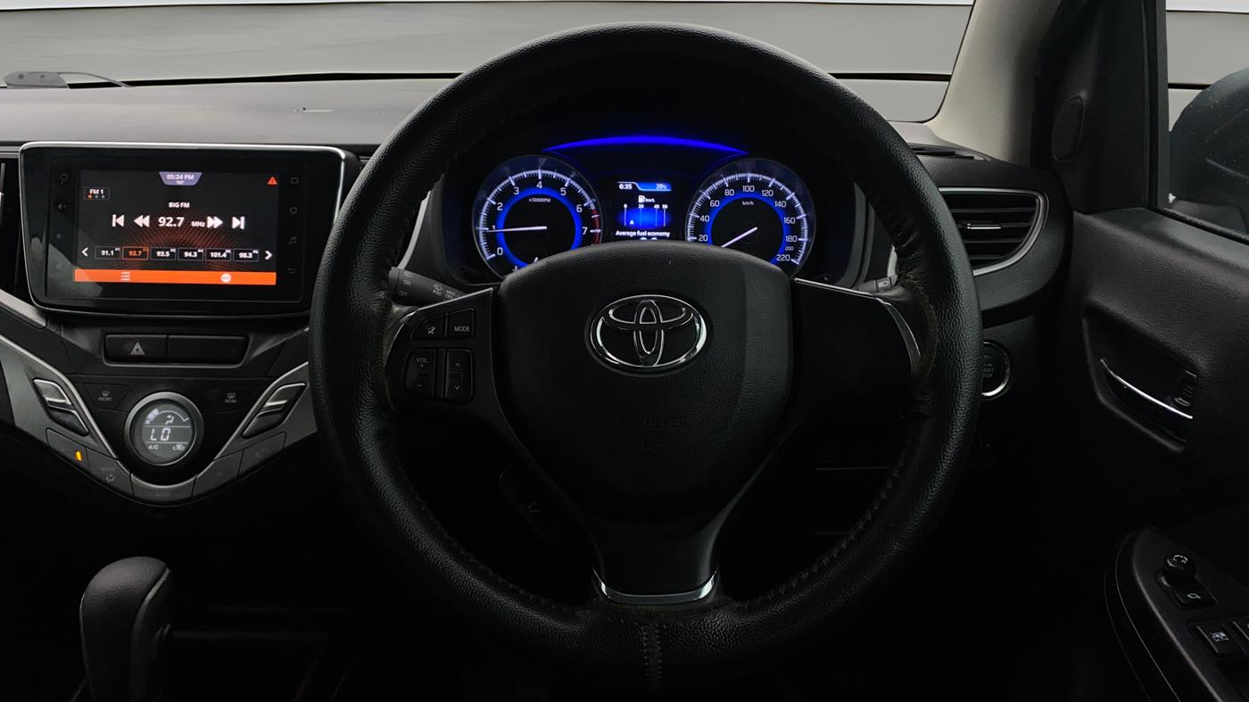 2020 Toyota Glanza V CVT, Petrol, Automatic, 59,340 km, Steering Wheel Close Up