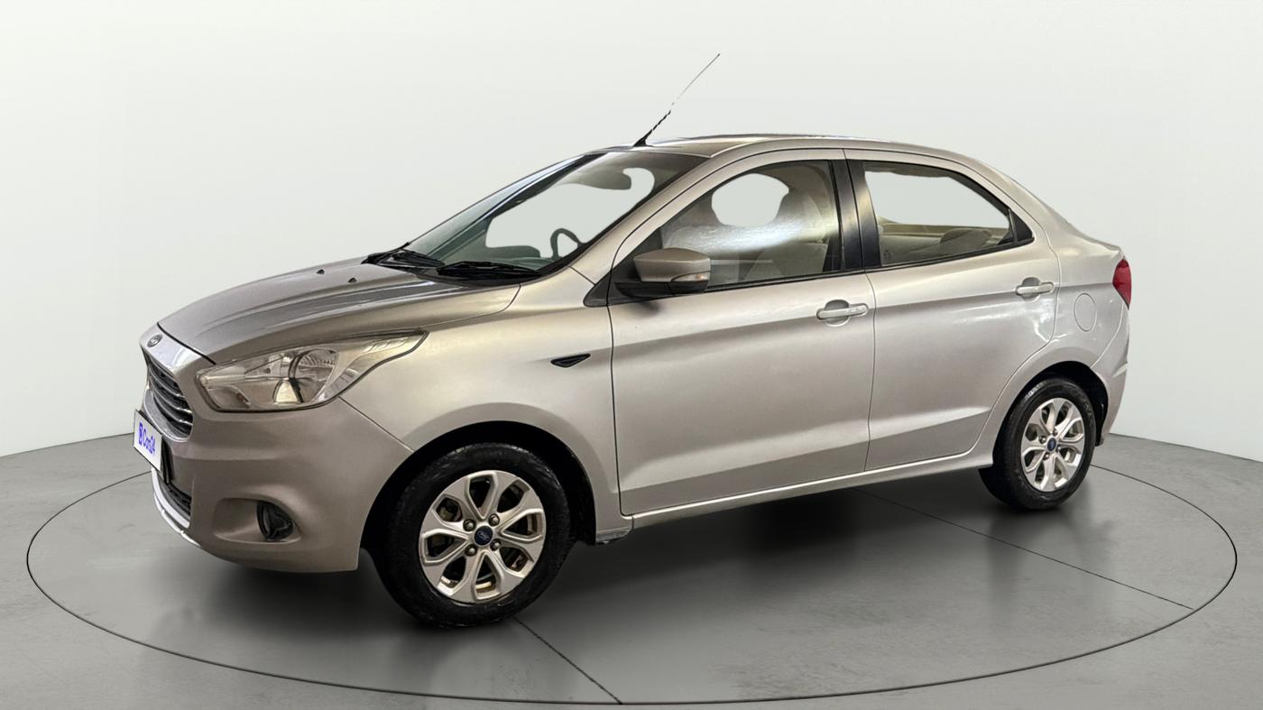 2017 Ford Figo Aspire TITANIUM 1.2 PETROL, CNG, Manual, 79,192 km, Left Front Diagonal