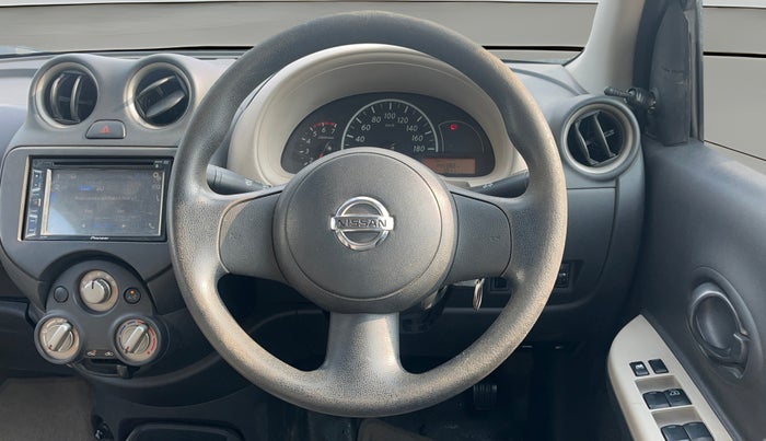 2014 Nissan Micra Active XV, Petrol, Manual, 1,45,363 km, Steering Wheel Close Up