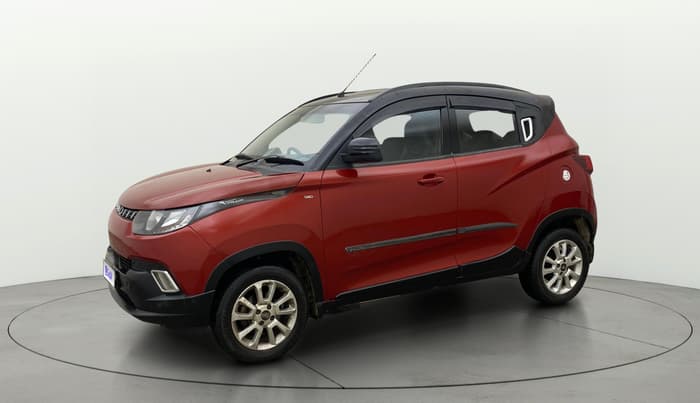 2017 Mahindra Kuv100 K8 6 STR DUAL TONE, Petrol, Manual, 29,019 km, Left Front Diagonal