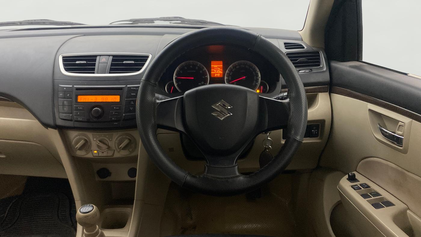 2015 Maruti Swift Dzire VXI, Petrol, Manual, 74,087 km, Steering Wheel Close Up