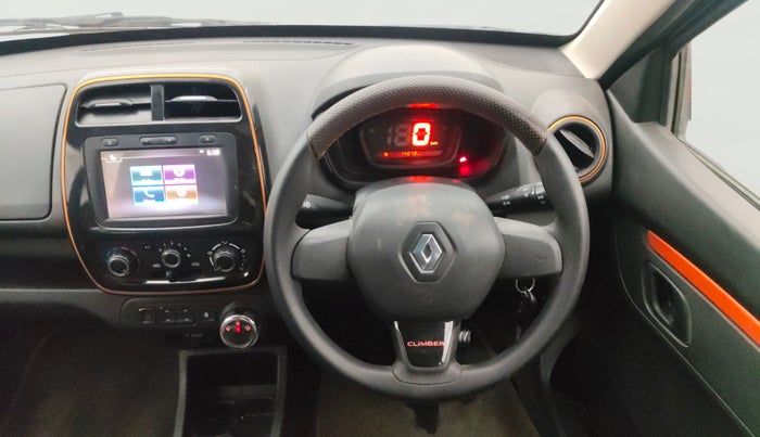 2019 Renault Kwid CLIMBER 1.0 AMT, Petrol, Automatic, 14,060 km, Steering Wheel Close Up