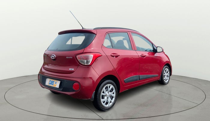 2017 Hyundai Grand i10 SPORTZ (O) 1.2 KAPPA VTVT, Petrol, Manual, 76,949 km, Right Back Diagonal