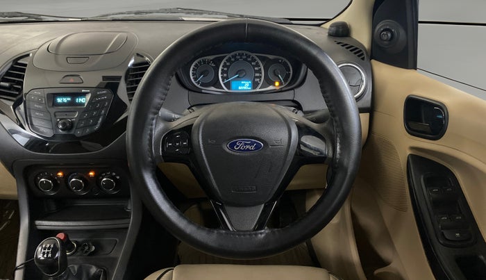 2016 Ford Figo Aspire TITANIUM 1.2 PETROL, Petrol, Manual, 82,266 km, Steering Wheel Close Up