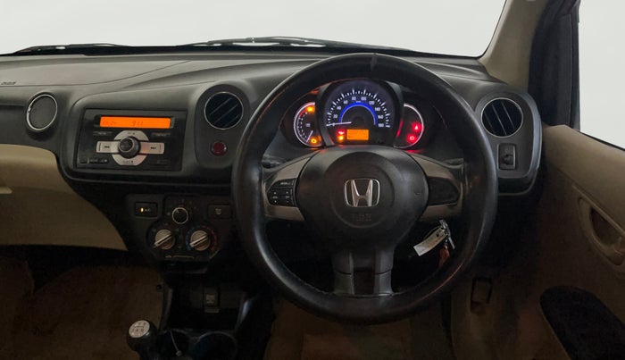 2015 Honda Amaze 1.2L I-VTEC SX, Petrol, Manual, 1,00,201 km, Steering Wheel Close Up