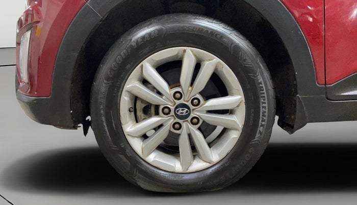 2017 Hyundai Creta SX PLUS 1.6 PETROL, Petrol, Manual, 72,926 km, Left Front Wheel