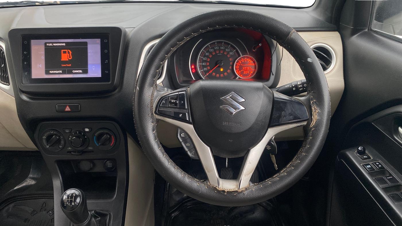2020 Maruti New Wagon-R ZXI 1.2, Petrol, Manual, 47,790 km, Steering Wheel Close Up