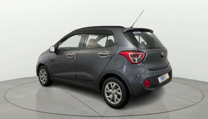 2017 Hyundai Grand i10 SPORTZ (O) 1.2 KAPPA VTVT, Petrol, Manual, 99,348 km, Left Back Diagonal