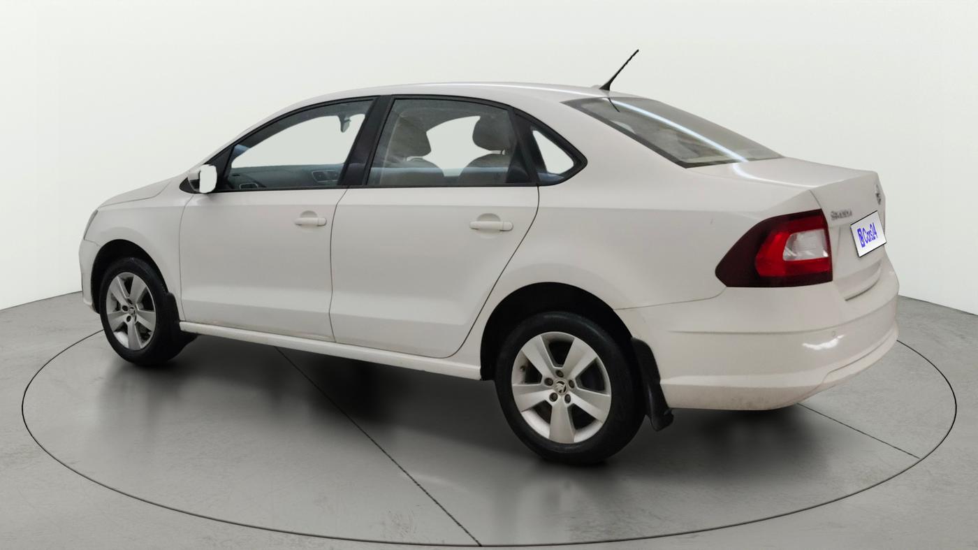2019 Skoda Rapid AMBITION 1.6 MPI MT, Petrol, Manual, 58,054 km, Left Back Diagonal